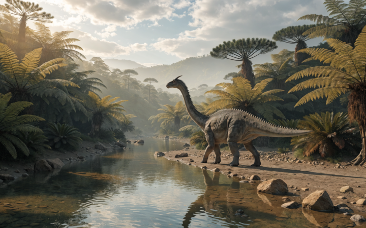 しっぽに”角”をもつ7mの竜脚類！インドで新種ケラトカウディア発見